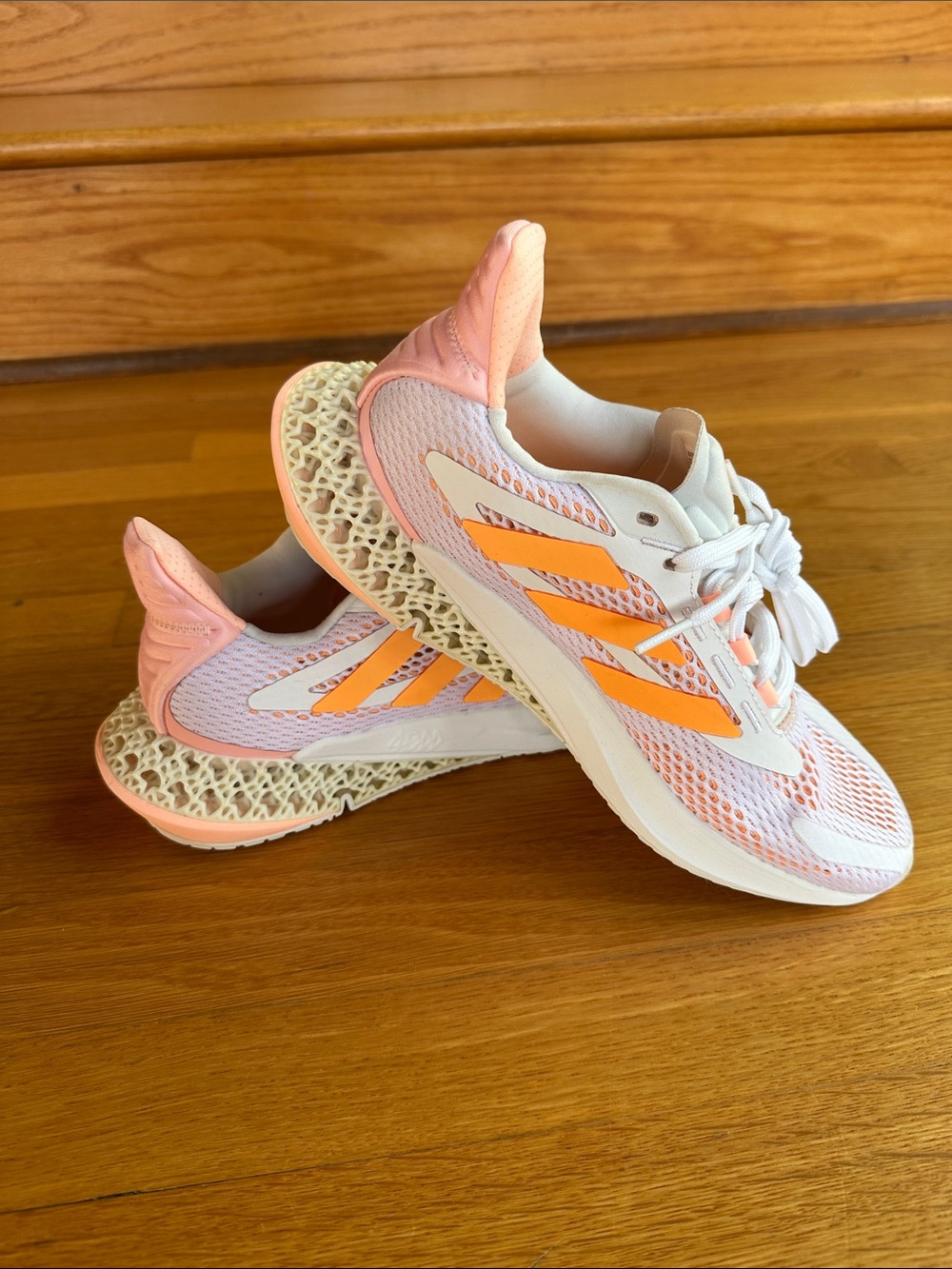 Adidas Women’s 4DFWD Pulse “White Flash Orange”